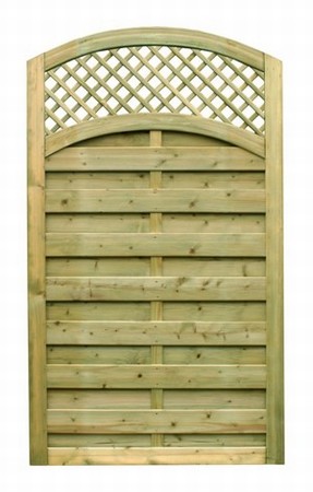 Designed to match the Neris Fence Panel or Reinas Fence Panel, this gate can be installed to swing with left or right hand opening.