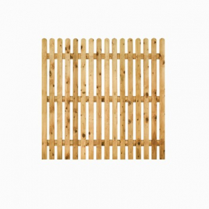 Picket Garden fence panel green perfect for your garden fence. All the picket garden fence panels are made from treated wood to prevent rot and longevity.