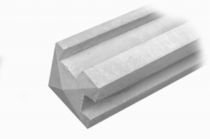 Corner Concrete Fence Post according manufactured by AG Fencing In accordance with British Standard BS EN 12390-3:2019.