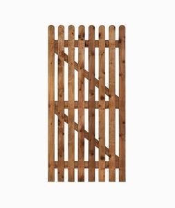 Brown Picket Gate Flat Top is now available for delivery and collection our picket gates are pressure-treated to prevent rot and also to prolong longevity.