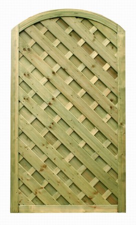Madrid Garden Gate has V shaped configuration of the boards which construct the panel. It creates an attractive appearance of the panel within your gadded and maintains your garden privacy.