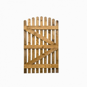 Brown Picket Gate Arch Top is now available for delivery and collection. Our picket gates are pressure-treated to prevent rot and also to prolong longevity.