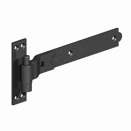 This is a heavy duty hinge suitable for framed ledged, braced or similar doors and gates.  Pack of two hook and band cranked hinges is ideal for heavy domestic gates or small field gates. The hook and band hinge is a classic design, which can be used with gates that are flush with a post.