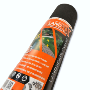 Landtex Landscape Fabric (2m x 25m) is an eco-friendly weed control solution as it effectively suppresses weeds, eliminating the need to use chemicals. Landtex  allows nutrients (including liquid feed and fertilisers), water and air to permeate creating a healthy and fertile soil, whilst preventing weeds getting the light they need to grow.