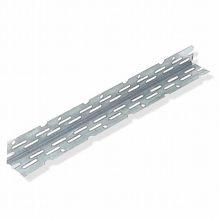 Galvanised Angle Bead is a rigid bead suitable for skim coat plastering on either plasterboard or aerated concrete blocks. It has perforated wings with nail location holes. Galvanis Angle Beadprotects the corner at its weakest point.